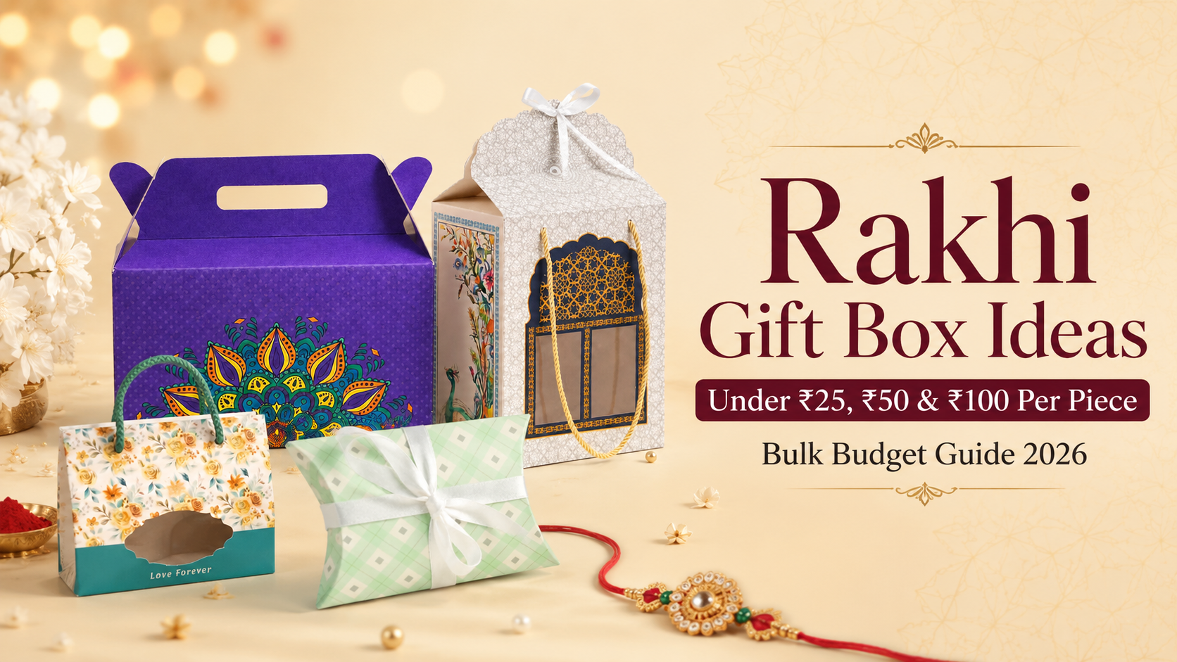 Rakhi Gift Box Ideas Under ₹25, ₹50 & ₹100 Per Piece | Bulk Budget Guide 2026