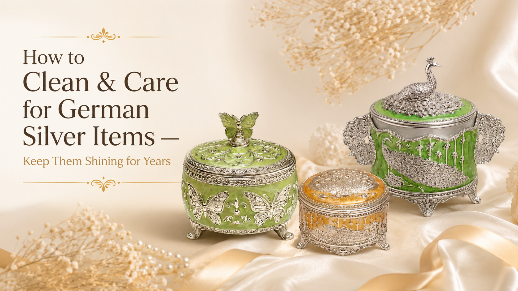 How to Clean & Care for German Silver Items — Keep Them Shining for Years