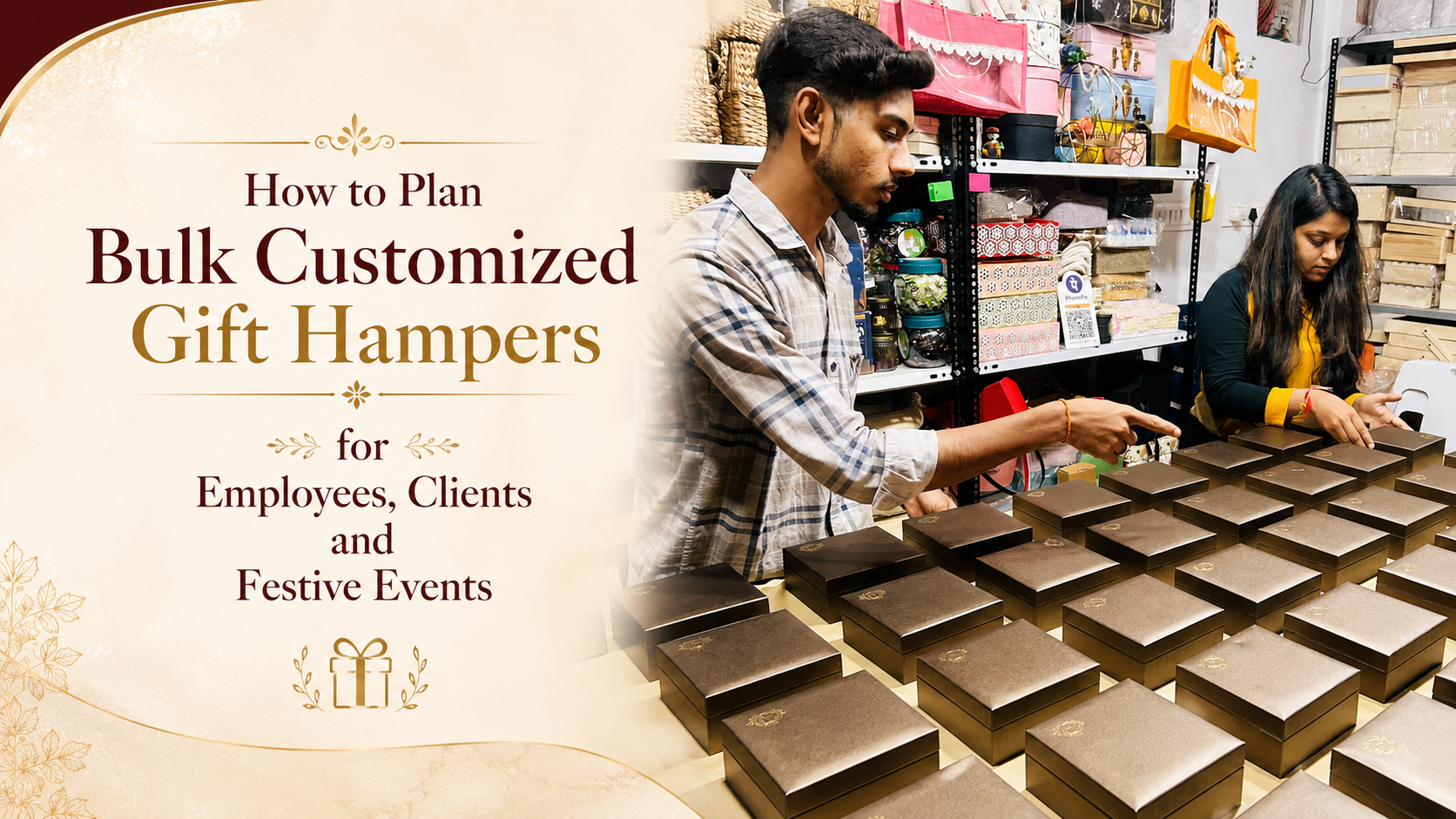 How to Plan Bulk Customized Gift Hampers for Employees, Clients and Festive Events