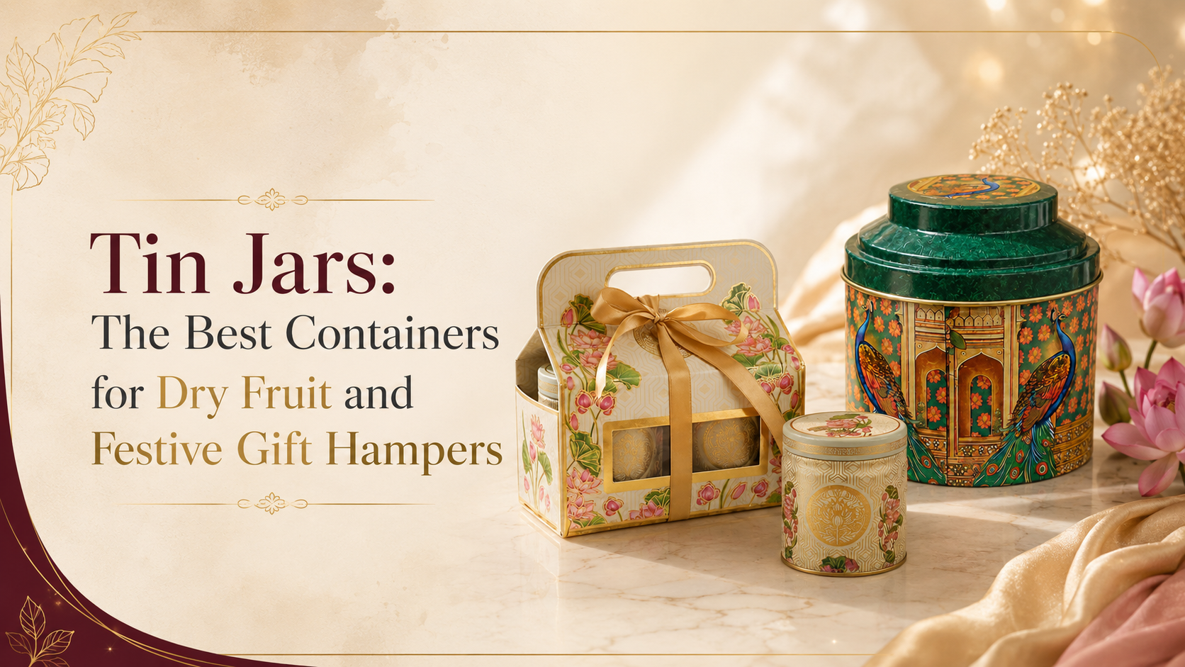 Tin Jars: The Best Containers for Dry Fruit and Festive Gift Hampers
