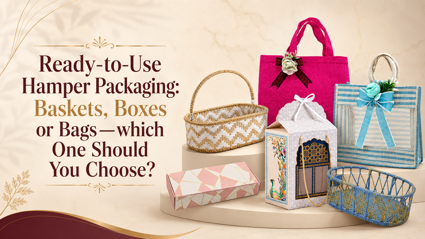 Ready-to-Use Hamper Packaging: Baskets, Boxes or Bags—which One Should You Choose?