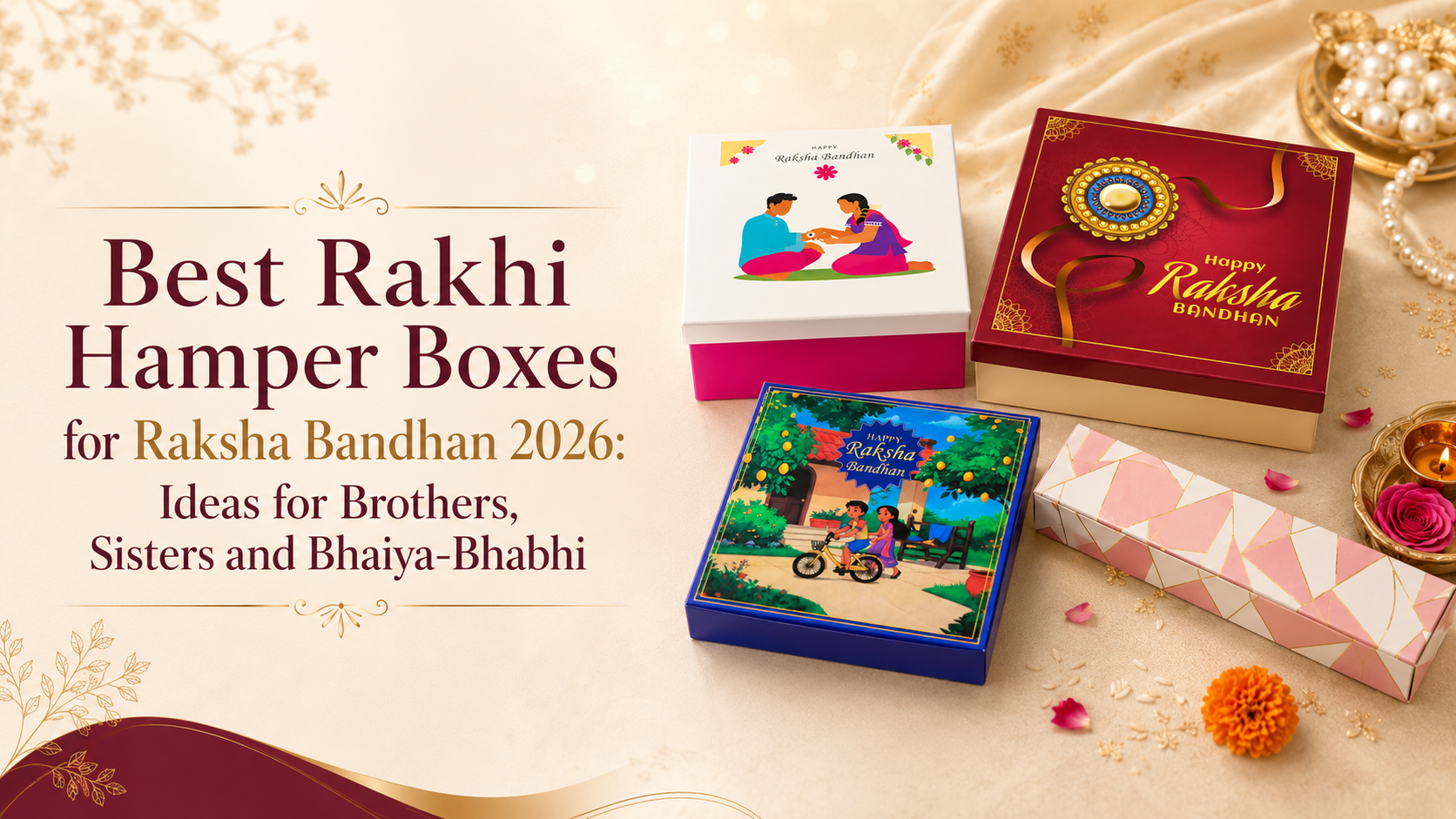 Best Rakhi Hamper Boxes for Raksha Bandhan 2026: Ideas for Brothers, Sisters and Bhaiya-Bhabhi