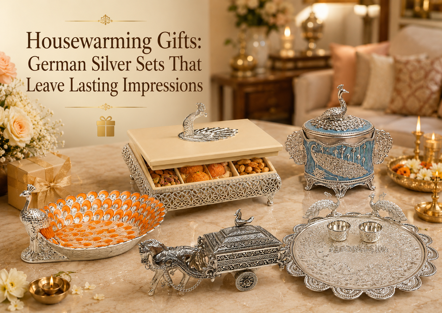 Housewarming Gifts: German Silver Sets That Leave Lasting Impressions - Adscraft.in