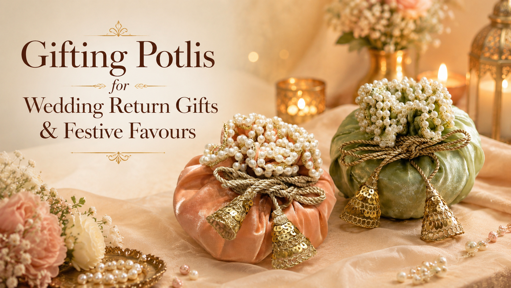 Potli Bags for Weddings & Return Gifts - Adscraft.in