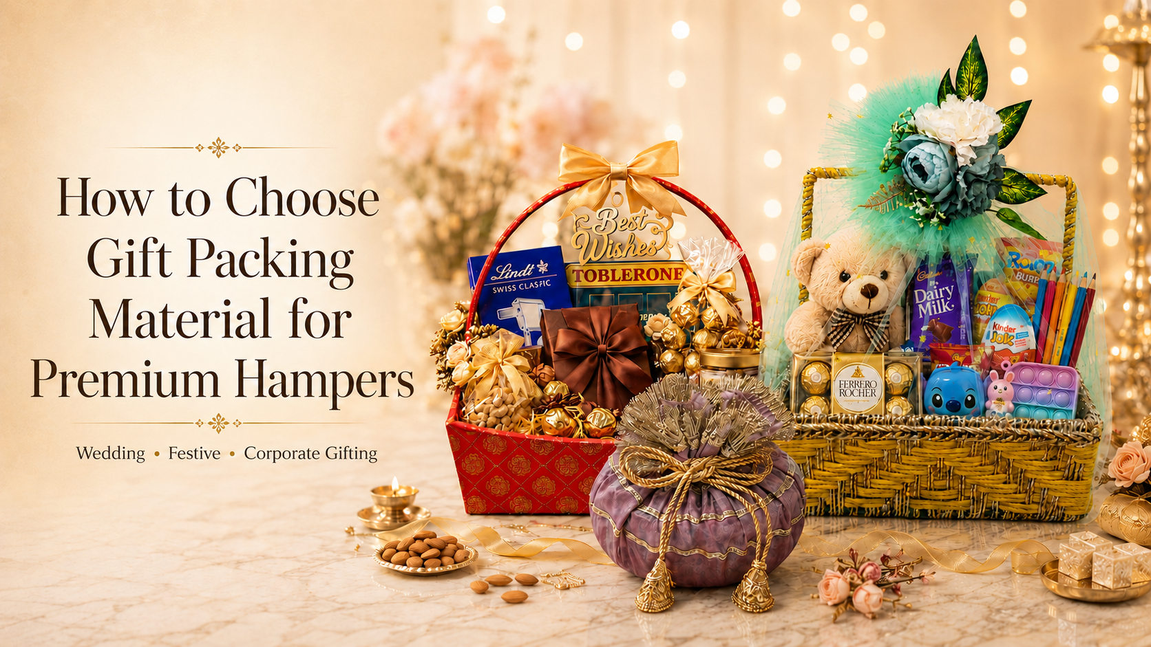 How to Choose Gift Packing Material for Premium Hampers
