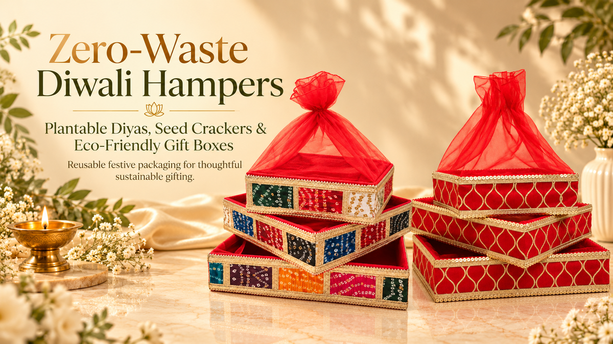 Zero-Waste Diwali Hampers: Plantable Diyas, Seed Crackers & Eco-Friendly Gift Boxes