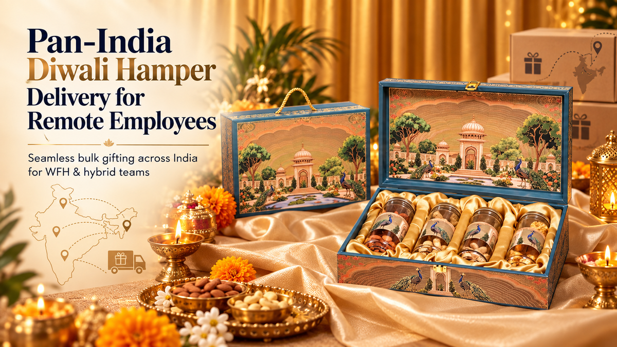 Pan-India Diwali hamper delivery for remote employees across multiple cities