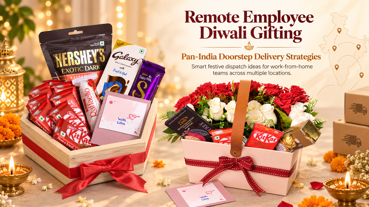 Remote employee Diwali gift hampers with pan-India doorstep delivery