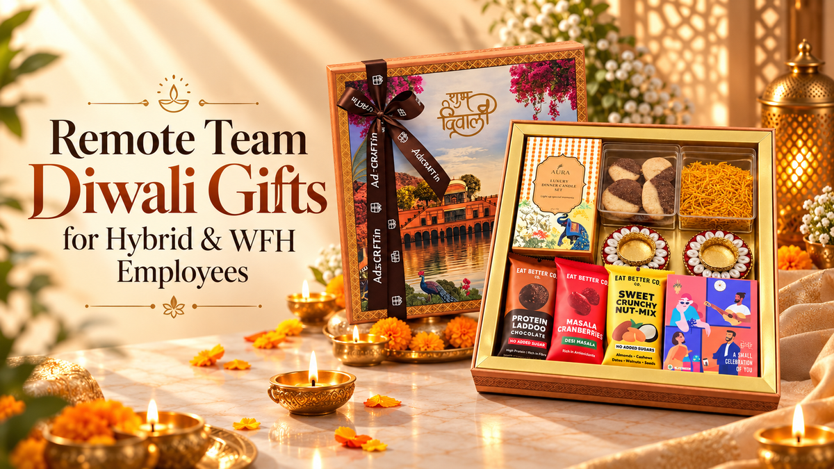 Remote team Diwali gift hamper for hybrid and work-from-home employees