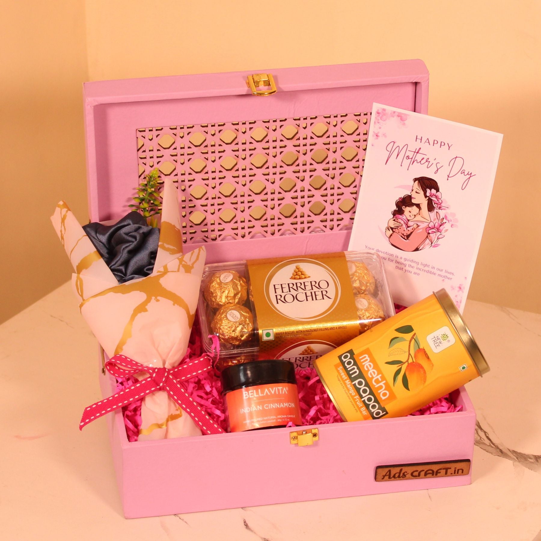 Blush Box Mother’s Day Hamper with Sweet Treats & Skincare Touch