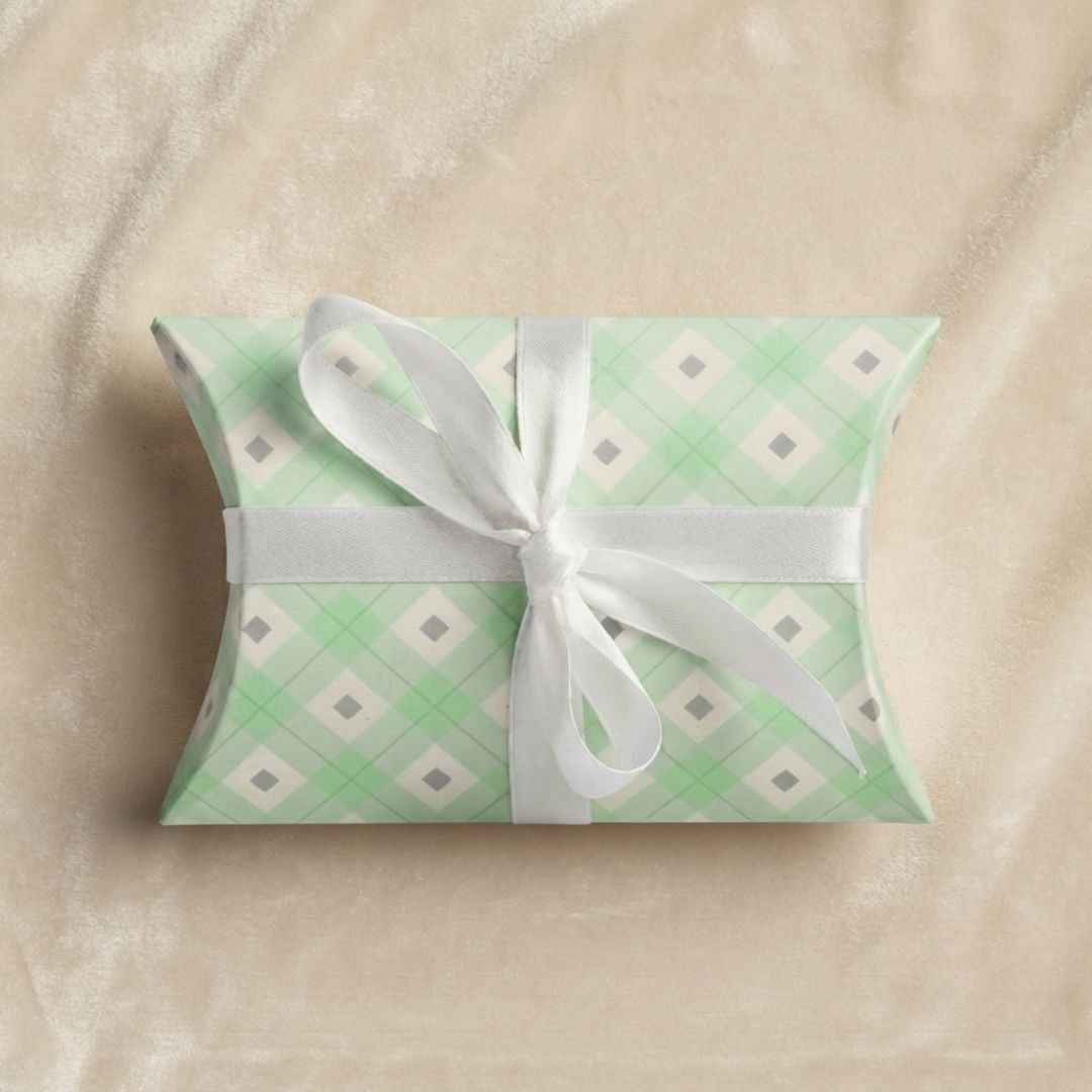 Mint Green Pillow Gift Box Pack of 8