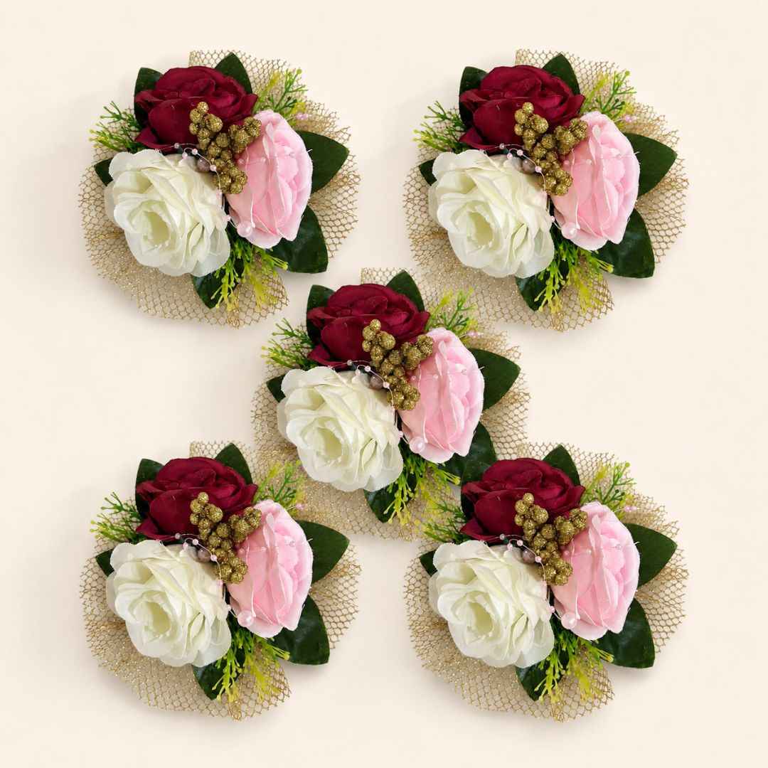 Premium Floral Net Decoration Patch for Gift Hampers & Trousseau Packing