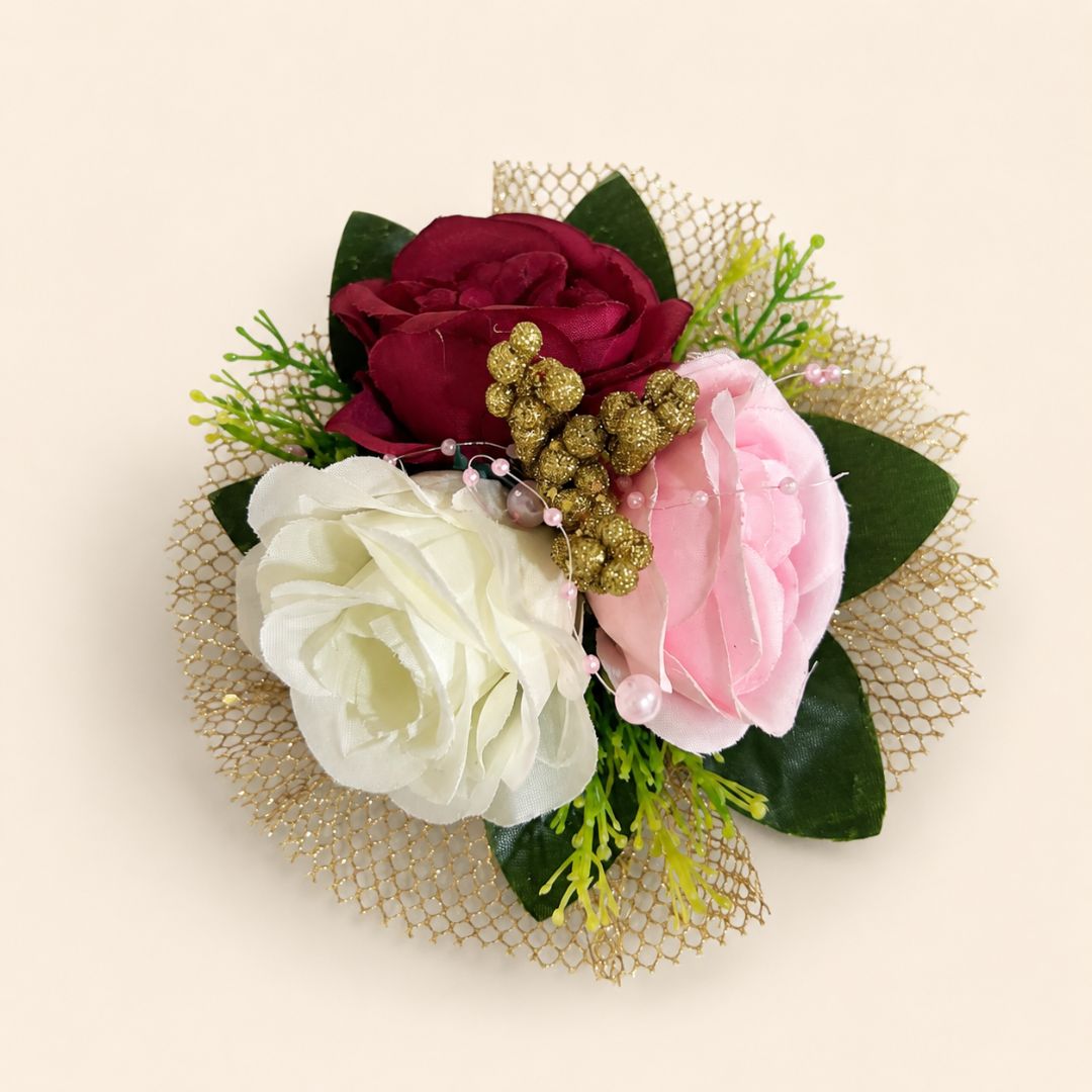 Premium Floral Net Decoration Patch for Gift Hampers & Trousseau Packing