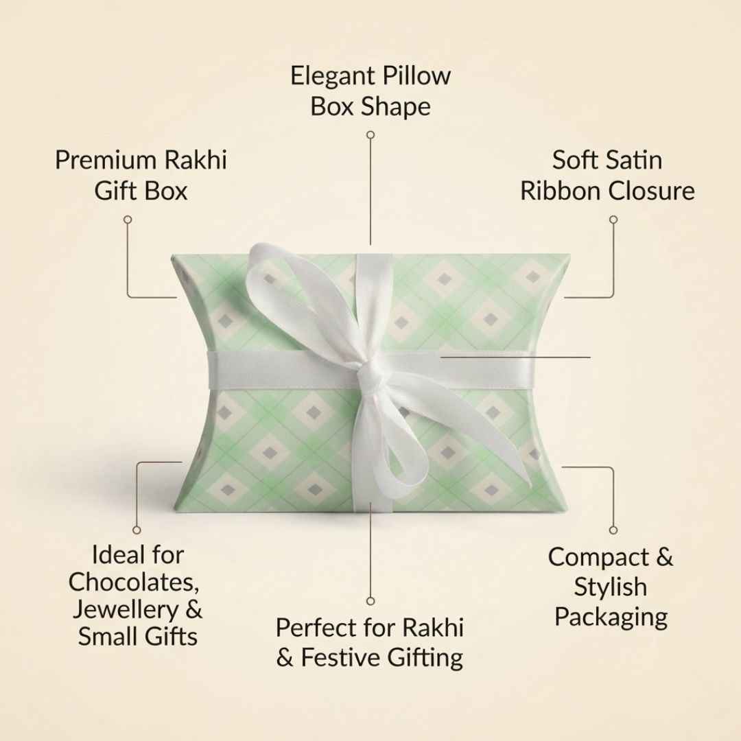 Mint Green Pillow Gift Box Pack of 8