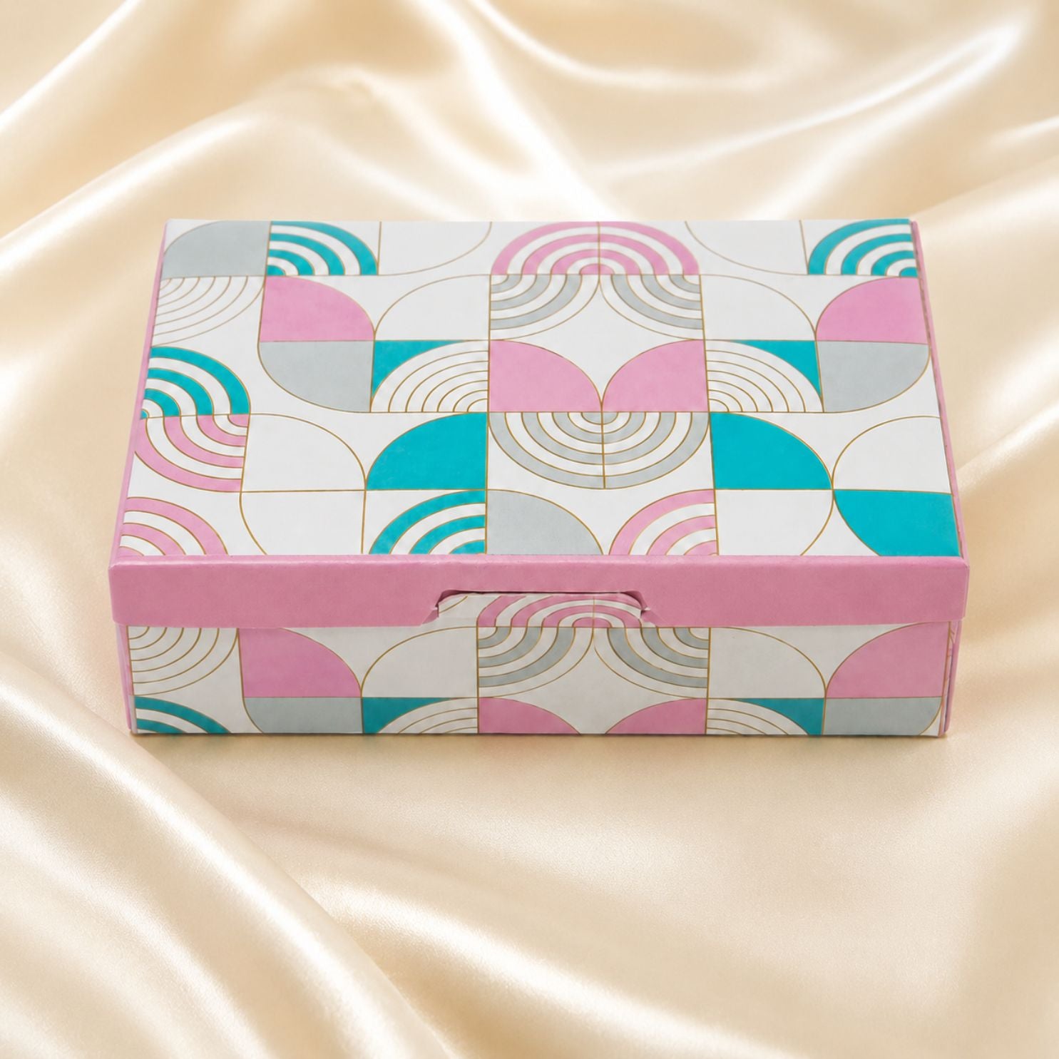 Pack of 8-Pastel Geometric Premium Gift Box