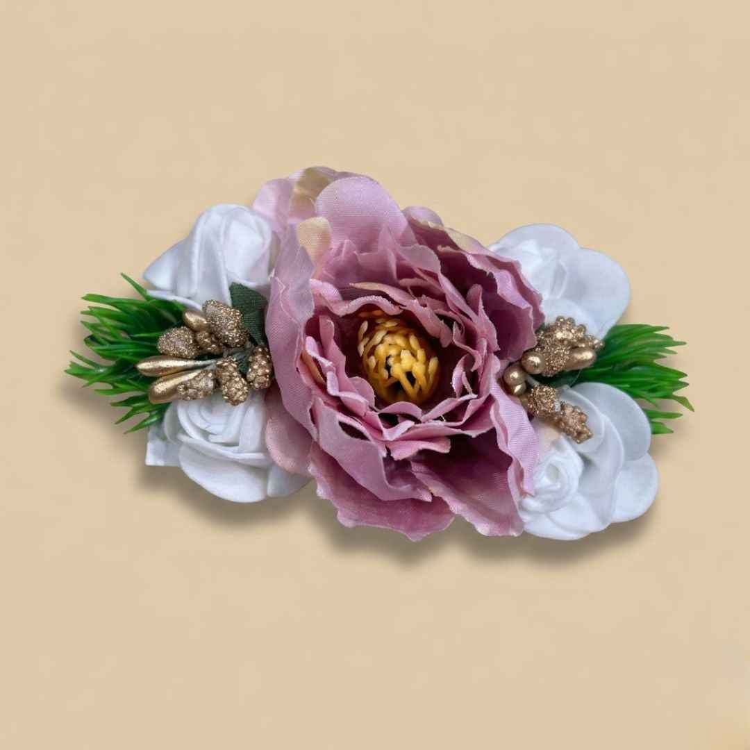 Set of 5 Pink Floral Decorative Accessories for Hamper & Trousseau Packing