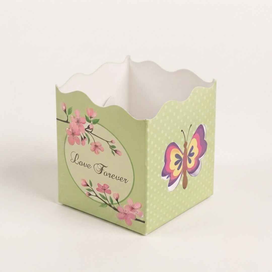 Pack of 8-Green Love Forever Open Gift Box
