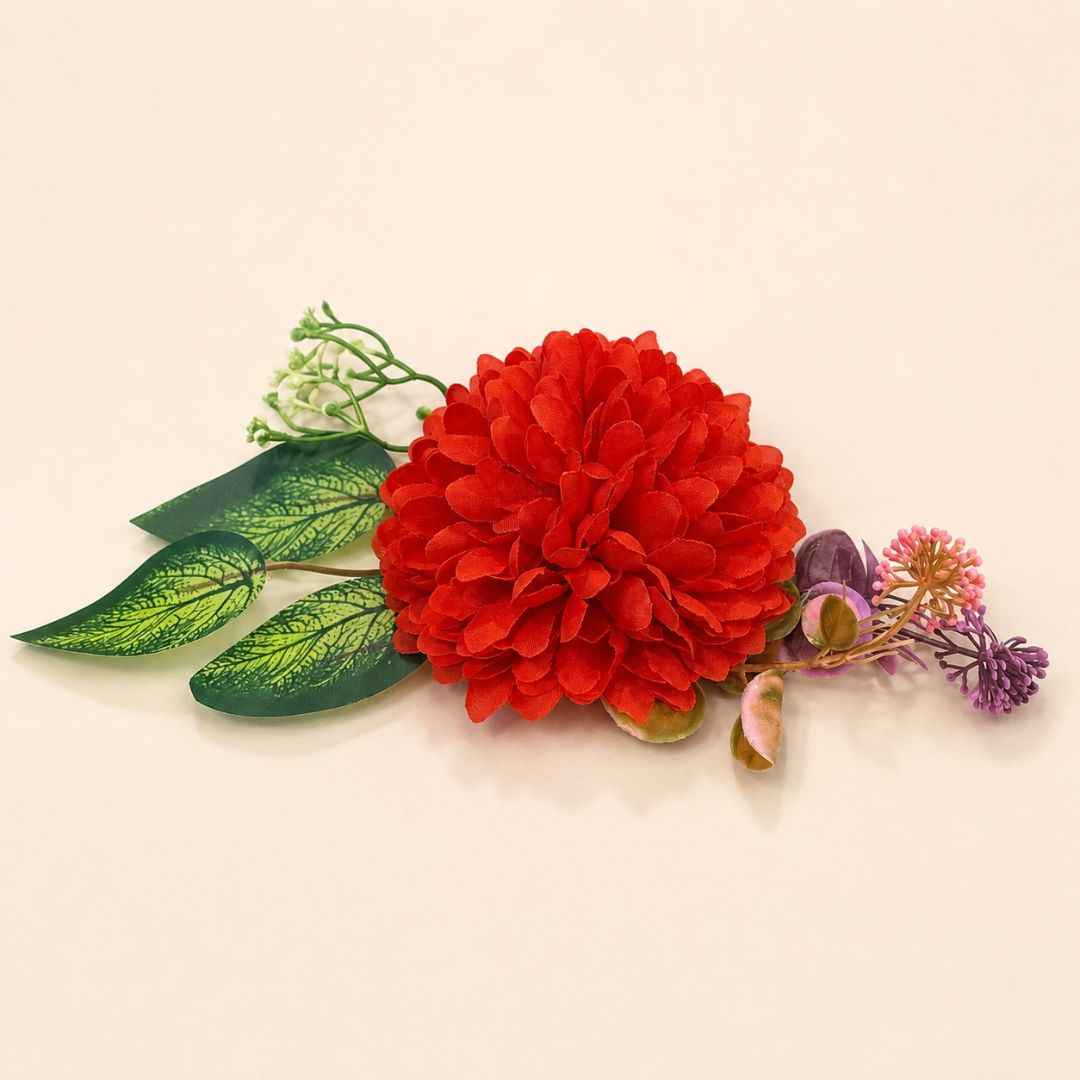 Pack of 5 Red Floral Decoration Accessories for Hamper Packing