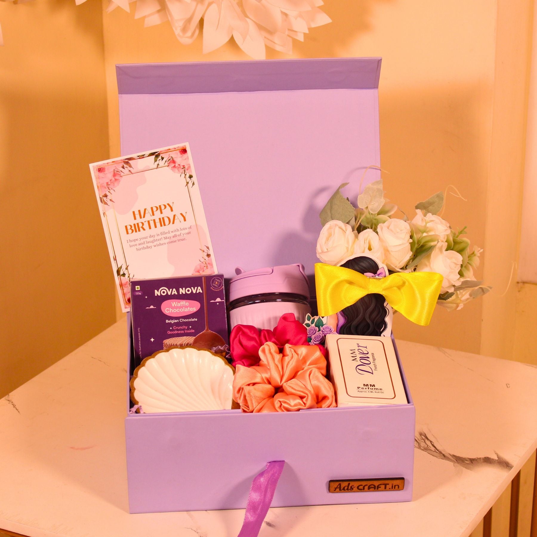 Birthday Bliss Hamper for Her – A Box Full of Smiles