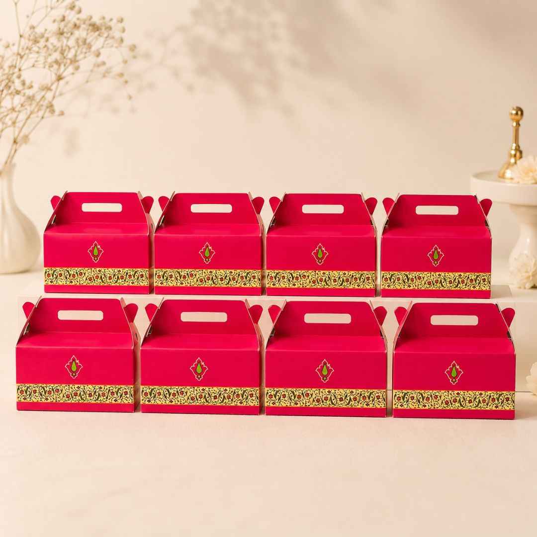 Pack of 8 - Rani Pink Festive Gift Box