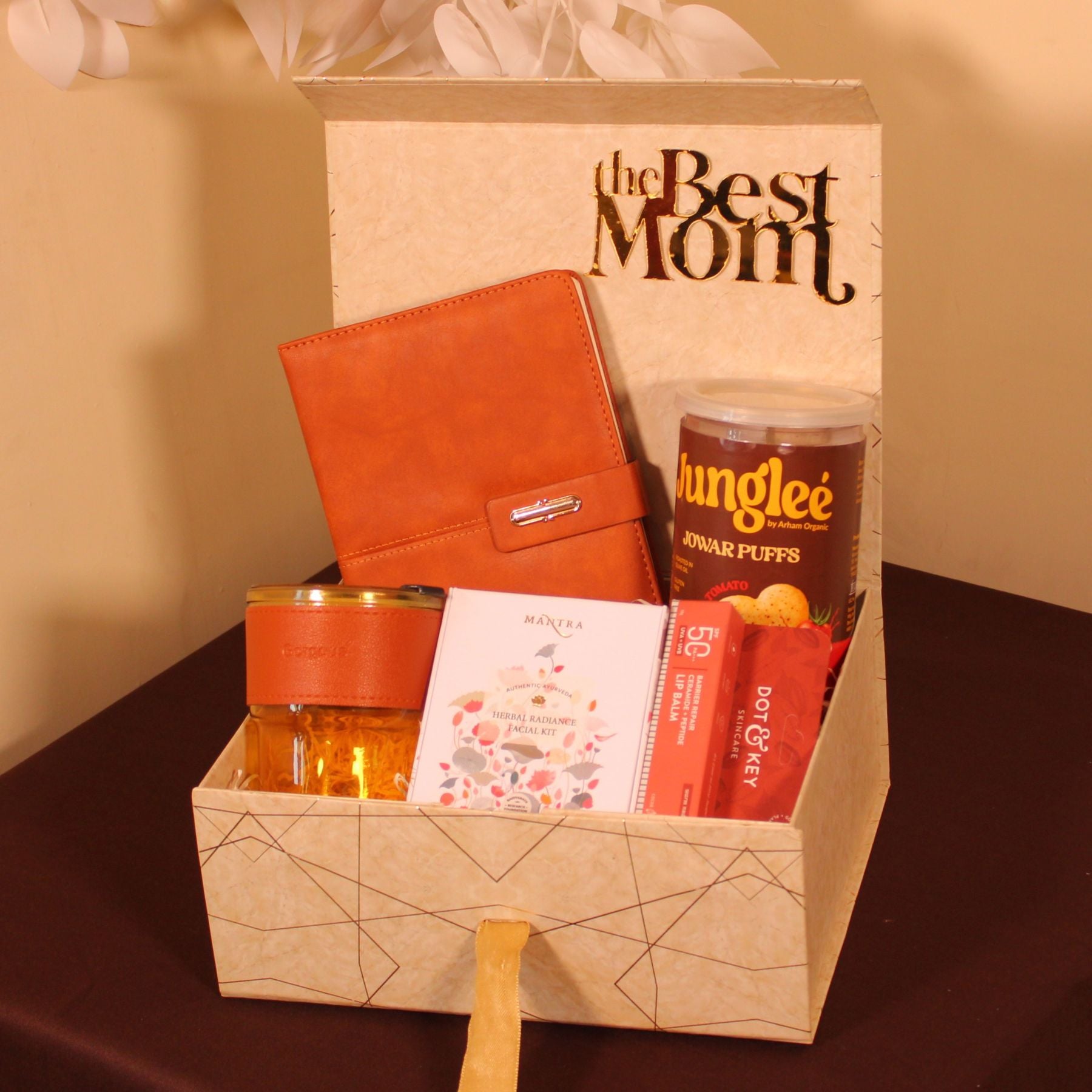 The Best Mom Hamper – Skincare, Snacks & Stationery in Luxe Box
