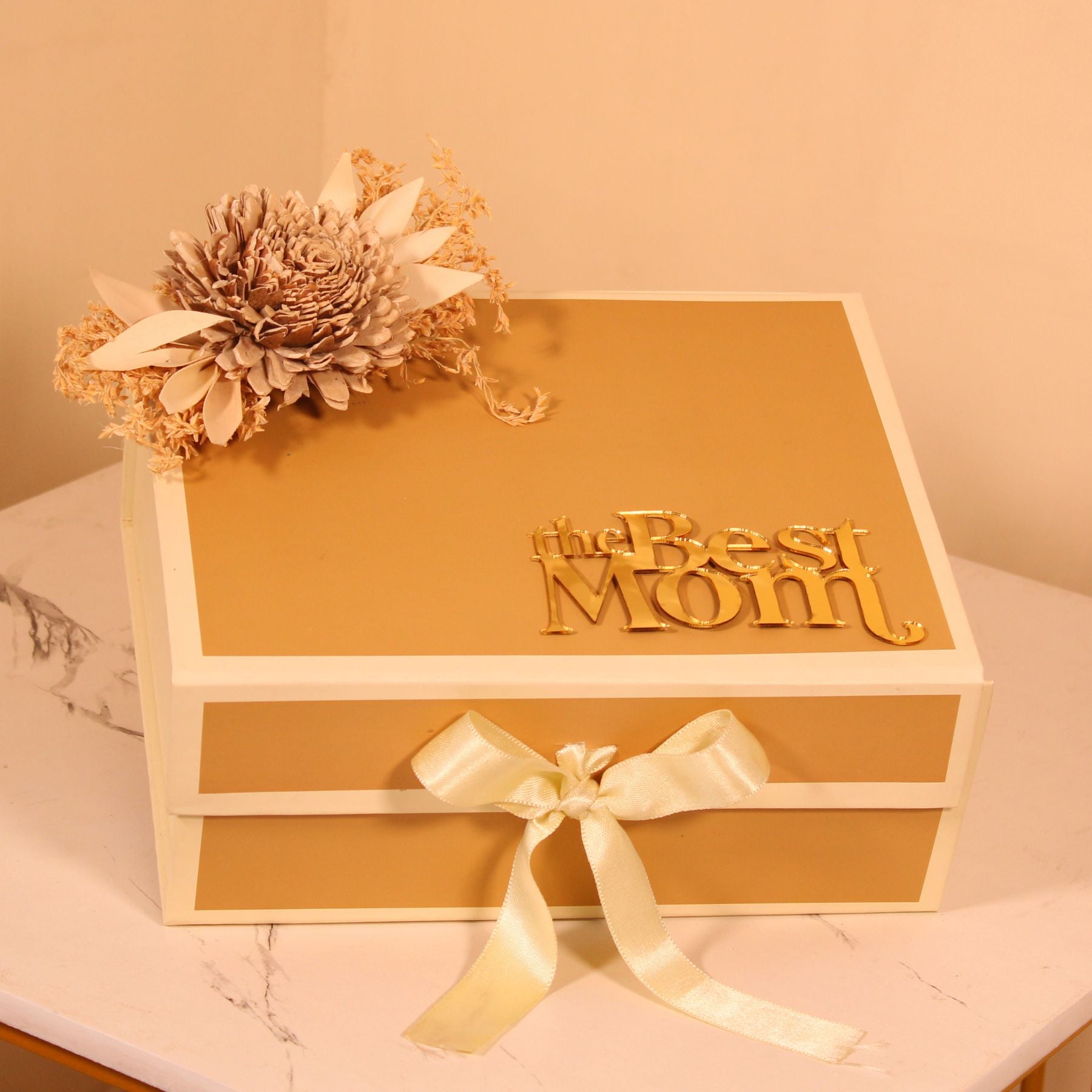 Golden Luxe Mother’s Day Hamper with Chocolates, Fragrance & Self-Care Kit