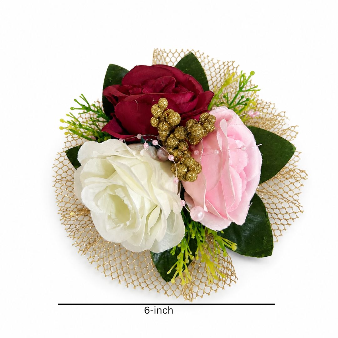 Premium Floral Net Decoration Patch for Gift Hampers & Trousseau Packing