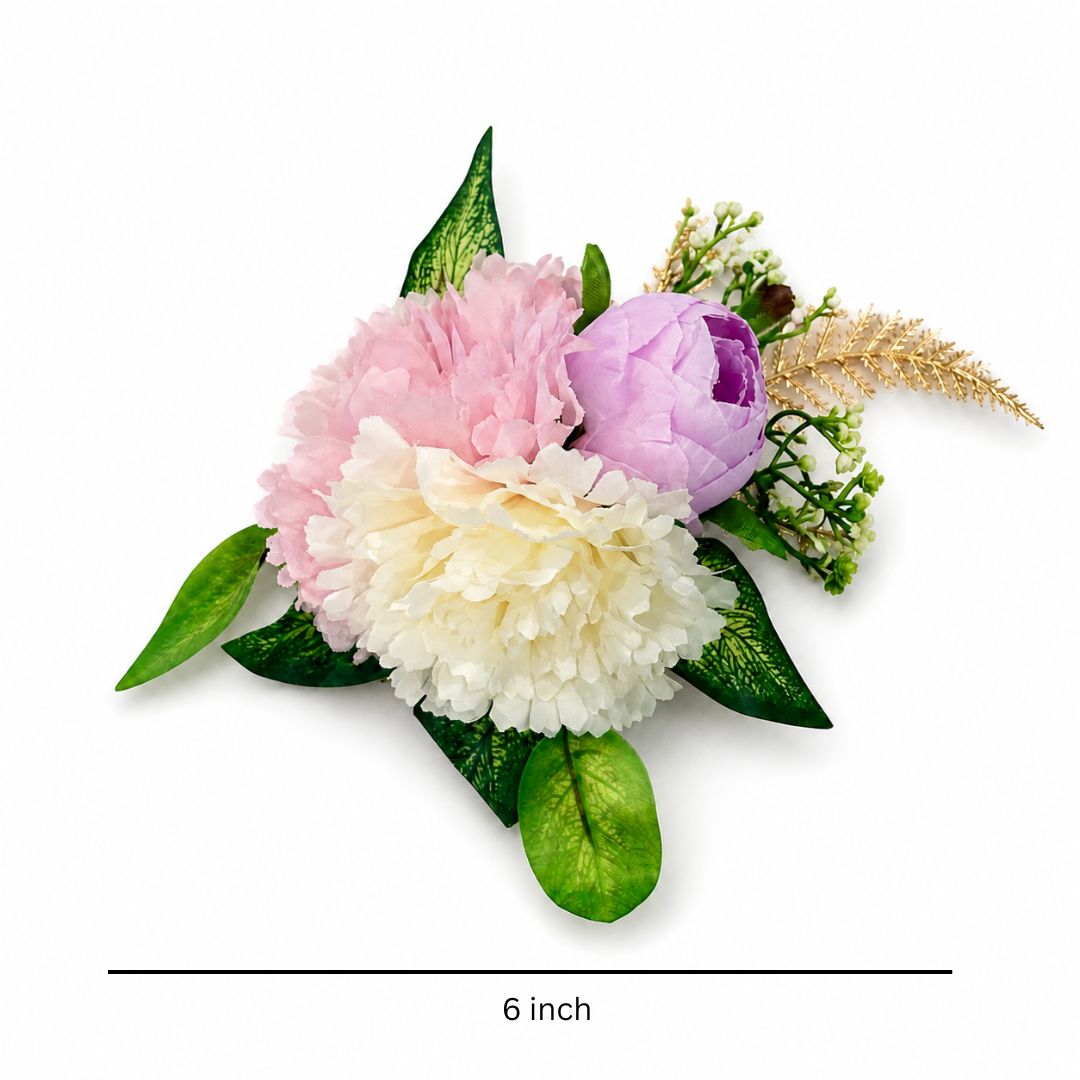 Set of 5 Pastel Floral Decorative Accessories for Hamper & Trousseau Packing