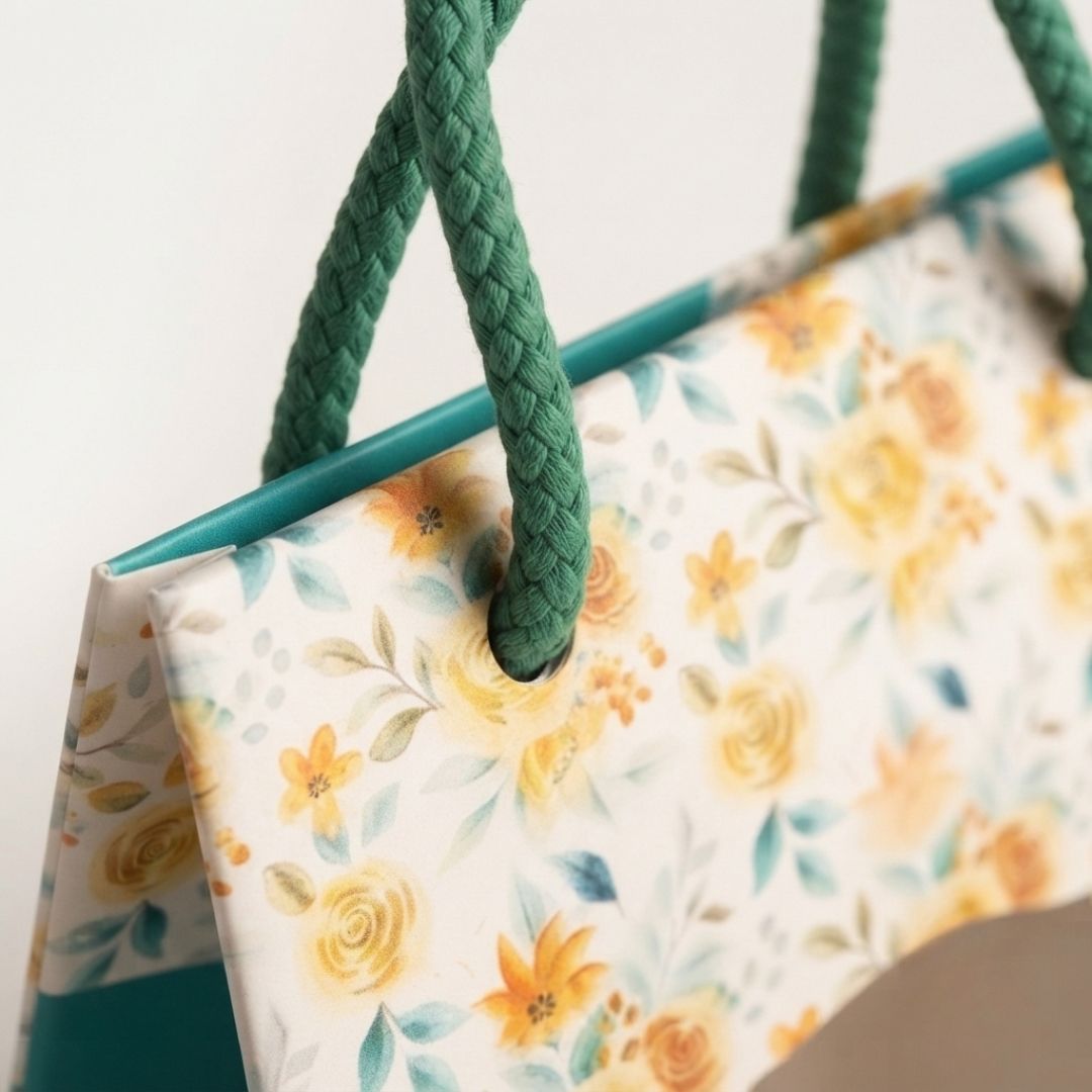 Pack of 8- Teal Floral Love Forever Gift Box