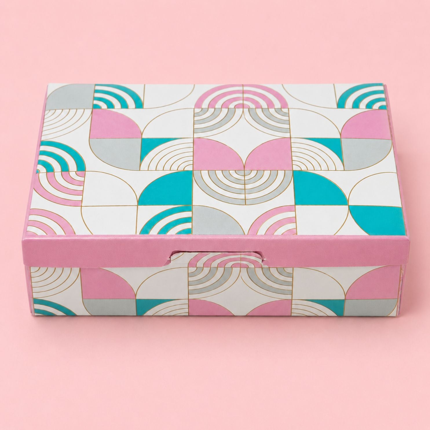 Pack of 8-Pastel Geometric Premium Gift Box