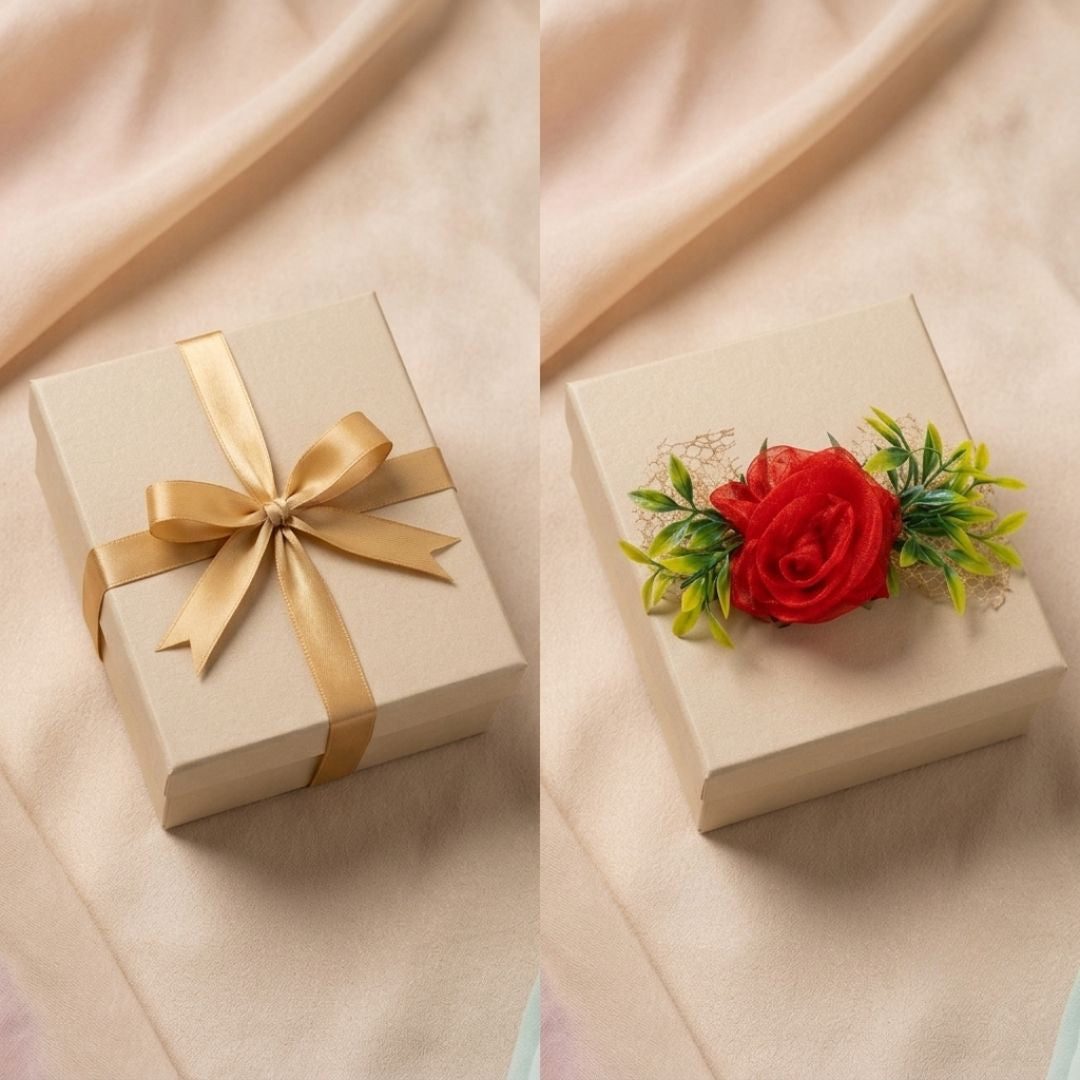 Red Rose Flower Bunch for Hamper Decoration – Pack of 5 - Adscraft.in