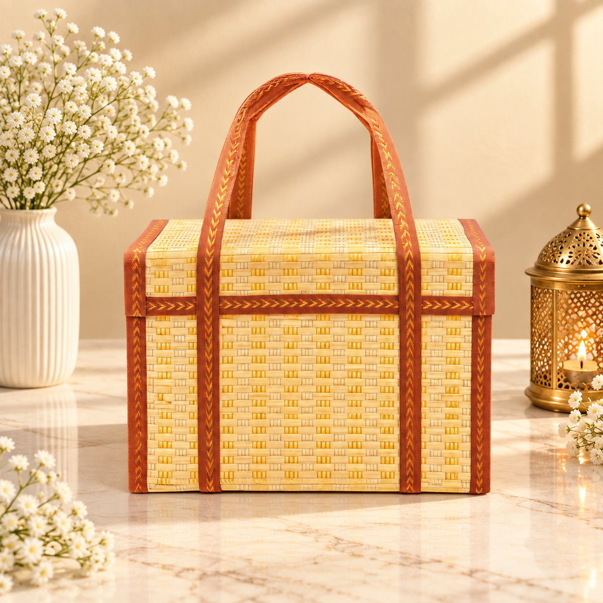Premium Thambulam gift hamper bag for wedding, festive and traditional Indian gifting