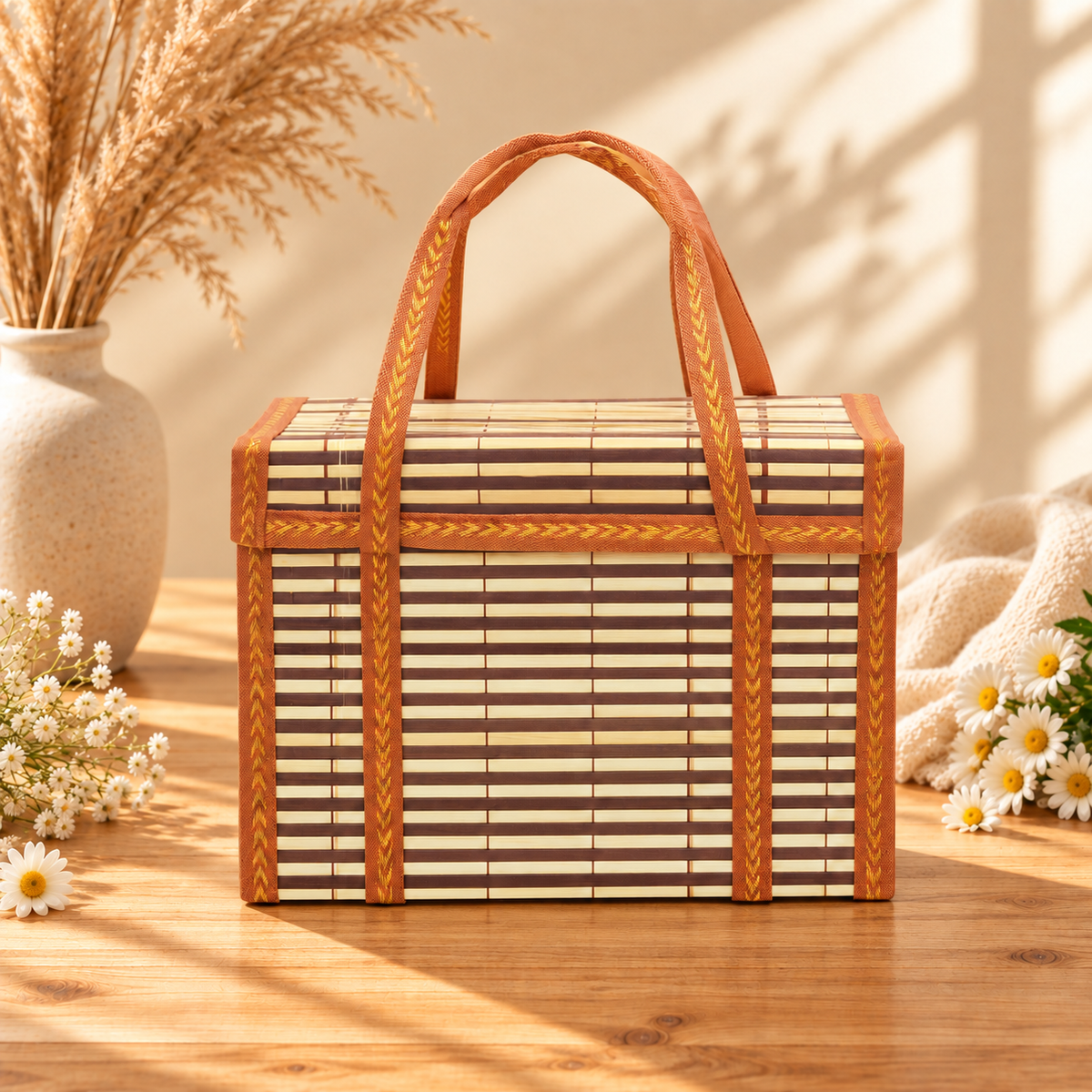 Thambulam hamper bag pack of 3 for wedding trousseau, return gifts and festive gifting
