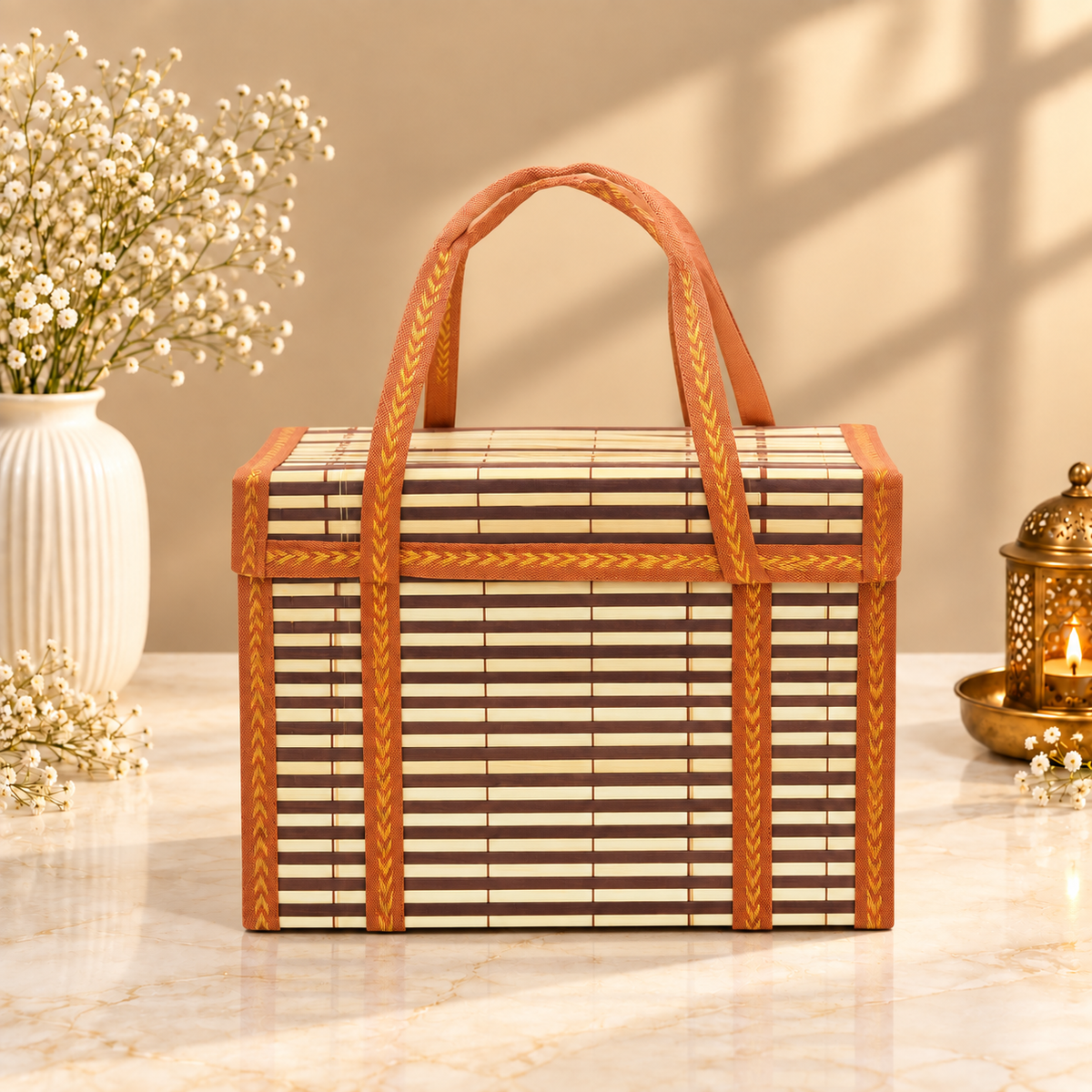 Premium Thambulam gift hamper bag for wedding, festive and traditional Indian gifting