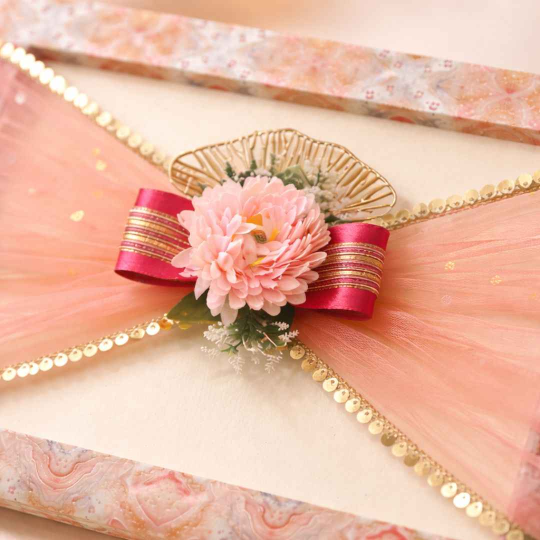 (Set of 3)Premium Decorative Gift Trays for Wedding Trousseau & Return Gift Packing